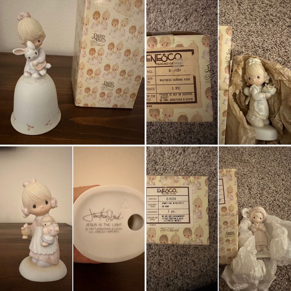 Precious Moments - mint or near mint condition (Late 70s Early 80s)